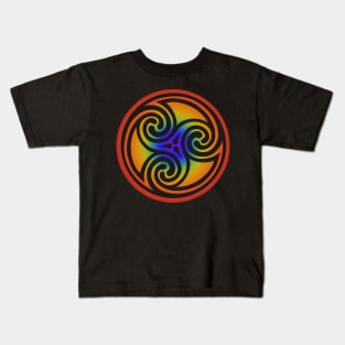 Celtic Triple Spiral Kids T-Shirt